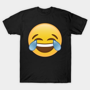 Crying with Laughter Emoji T-Shirt